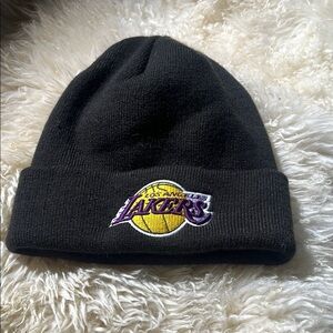 Lakers Black Beanie